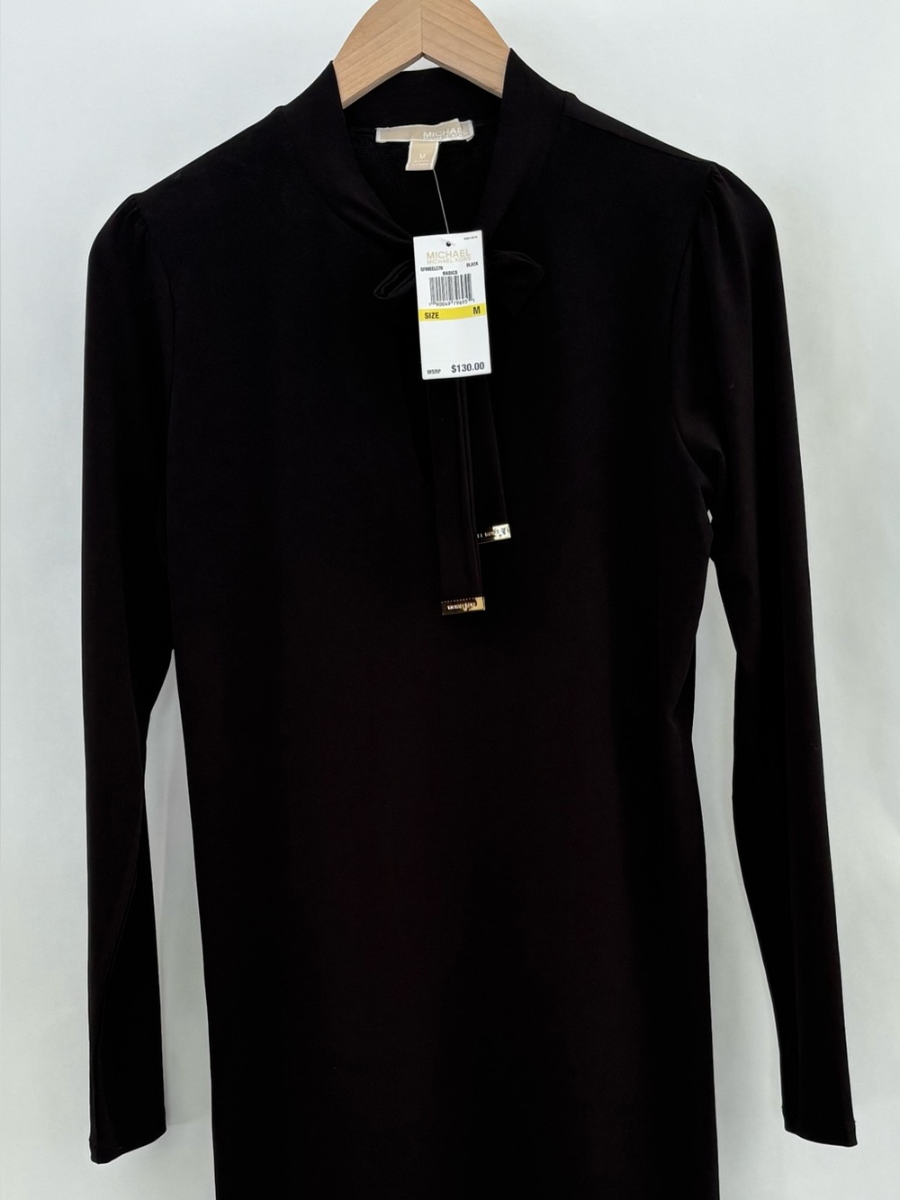 Michael Kors, black shift- sheath dress, medium